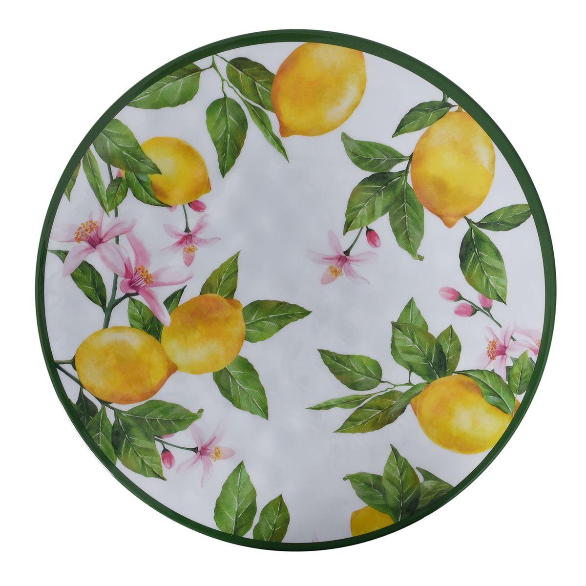 Меламиновое блюдо с изображением лимонов Jaffa