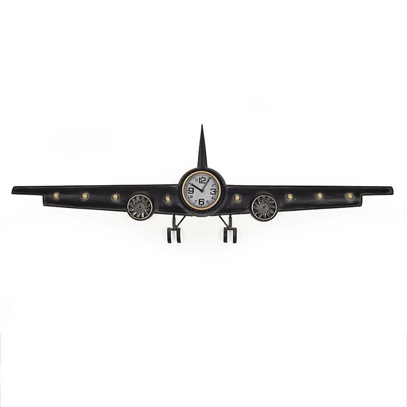 Часы в виде самолета в стиле лофт Kelvin Loft Clocks & Co