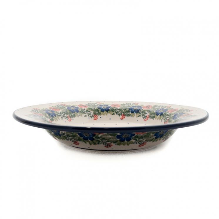 Тарелка для супа Ceramika Artystyczna Лесной веночек 23 см Керамика Артистична - фото