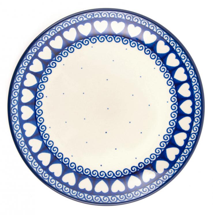 Набор десертных тарелок из керамики "Валентинки", 6 шт Керамика Артистична - фото