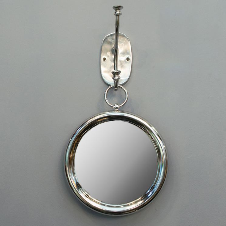 Зеркало настенное круглое из алюминия HazenKamp - фото