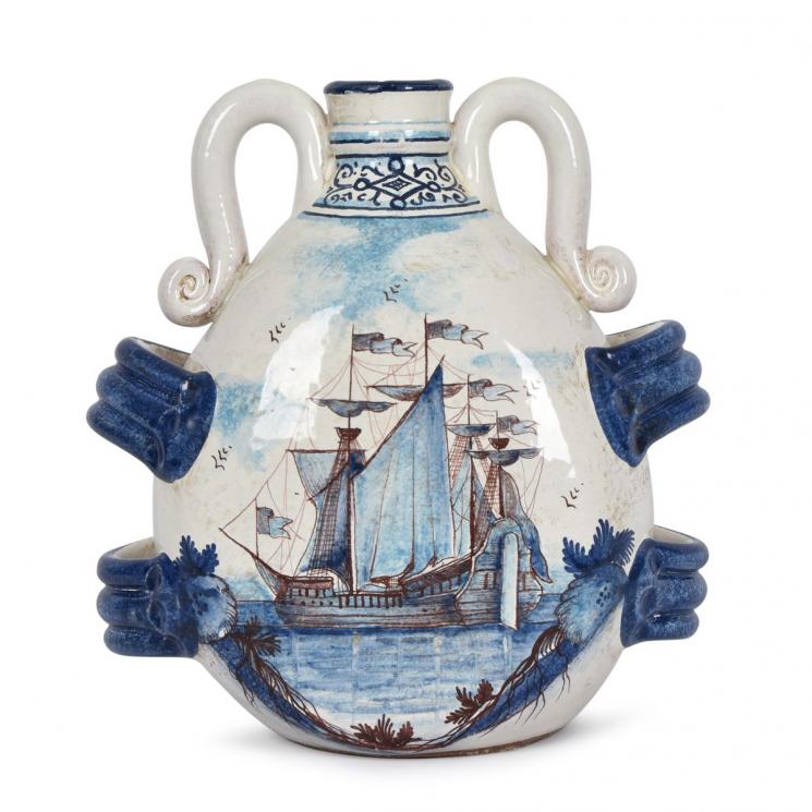 Бутыль керамическая на морскую тематику L´Antica Deruta - фото