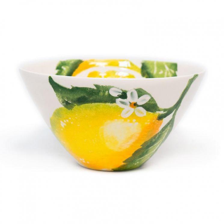 Пиала керамическая из красочной коллекции посуды "Солнечный лимон" Villa Grazia - фото
