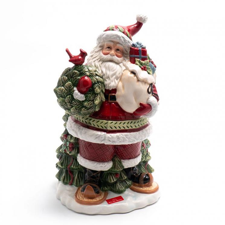 Нарядный бисквитник-статуэтка в форме Деда Мороза "Заколдованный лес" Palais Royal - фото