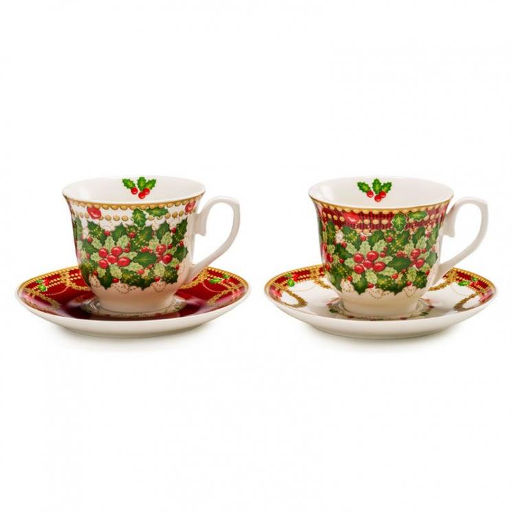 Подарочный комплект из двух чайных чашек с блюдцами «Исполнение желаний» Palais Royal - фото
