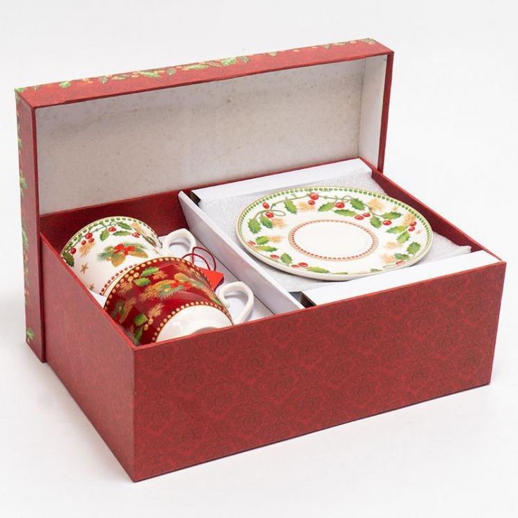 Подарочный новогодний набор для чаепития на две персоны «Счастливые дни» Palais Royal - фото