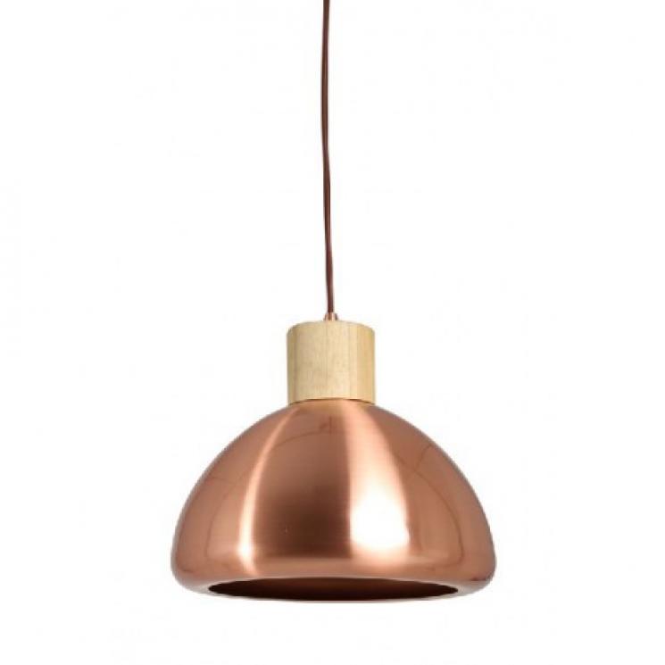 Подвесной светильник цвета "розовое золото" в стиле лофт Light and Living - фото