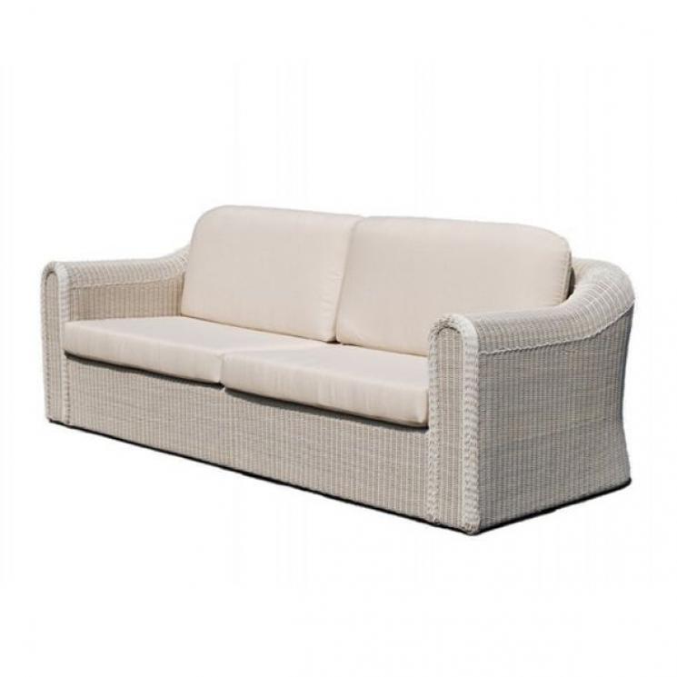 Плетеный 3-местный диван из искусственного ротанга Calderan Skyline Design - фото