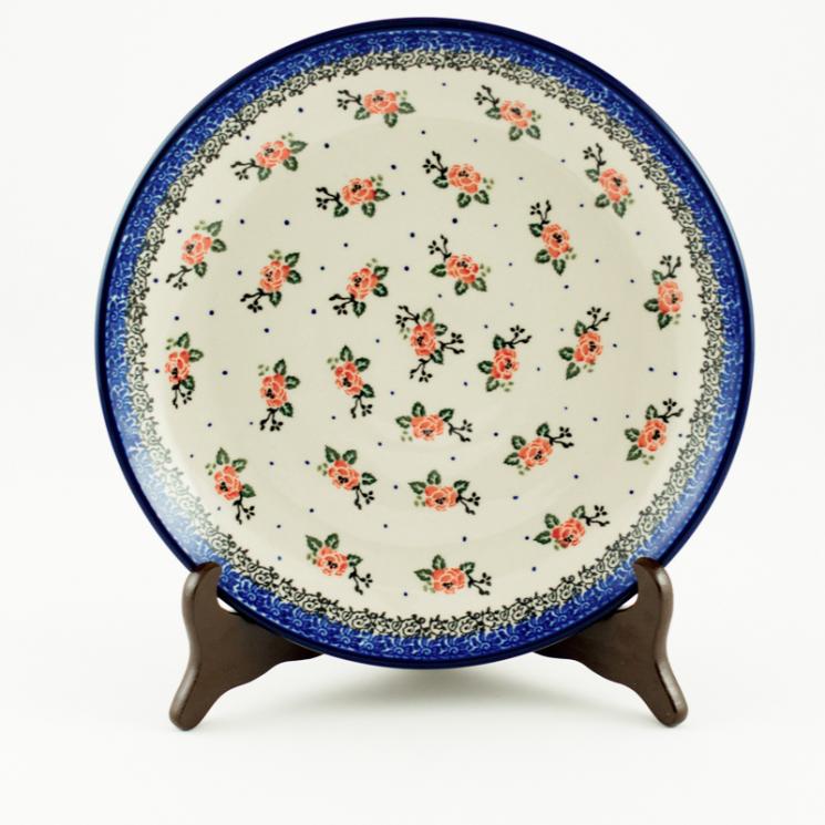 Тарелки обеденные из прочной керамики "Чайная роза", 6 шт Керамика Артистична - фото