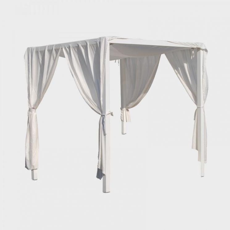 Белый навес из текстиля на металлическом каркасе для дивана-кровати Annibal Skyline Design - фото