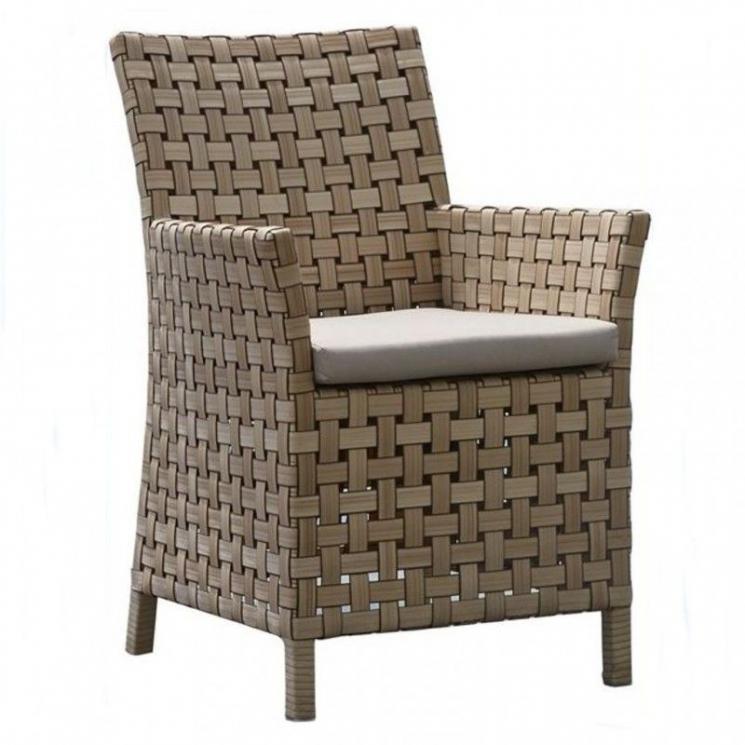 Обеденное кресло из плетеного техноротанга Cielo Skyline Design - фото