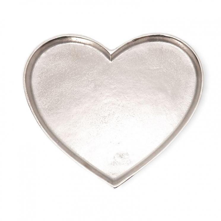 Фигурное алюминиевое блюдо-поднос "Сердце" SuArt Exner - фото