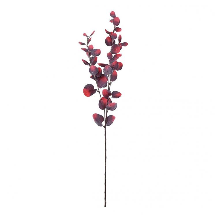 Декоративная ветка Эвкалипта Пепельного красного цвета Exner - фото