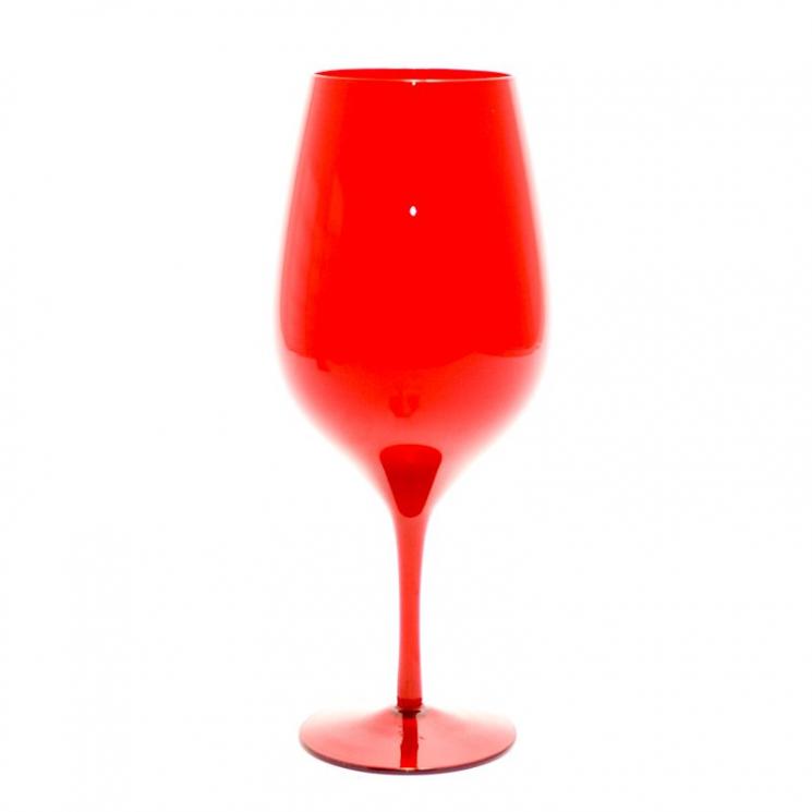 Красные большие бокалы для вина, 6 шт. Villa d'Este - фото