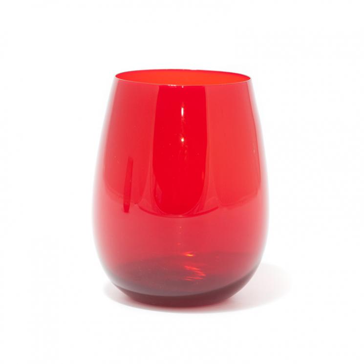Красные стаканы для воды, 6 шт. Villa d'Este - фото