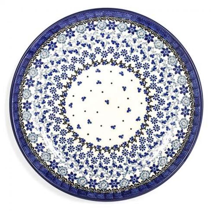 Набор из 6-ти небольших обеденных тарелок "Полевые цветы" Керамика Артистична - фото