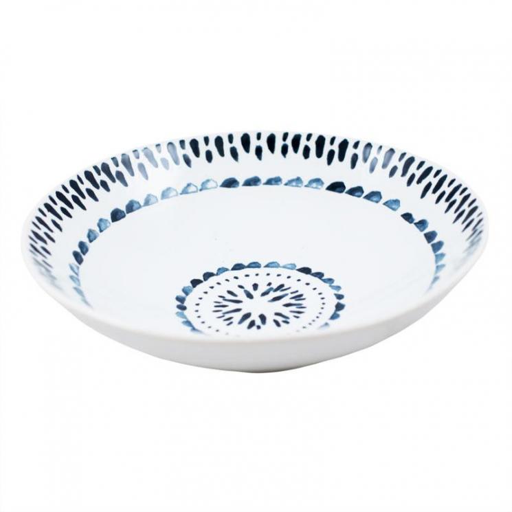 Светлая керамическая тарелка с нежным орнаментом Hermosa Bastide - фото