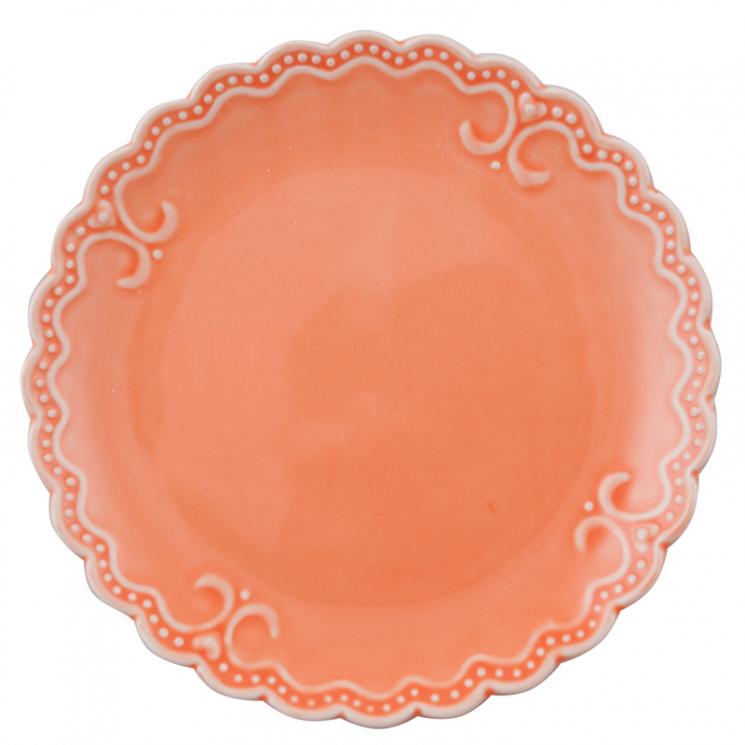Тарелка для сладкого абрикосового цвета "Зефир" Palais Royal - фото
