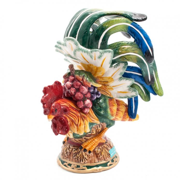 Красочная декоративная статуэтка из керамики "Петух" Palais Royal - фото