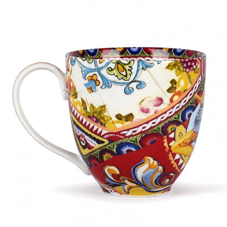 Чашка чайная высокая с ярким рисунком Santa Rosalia Palais Royal - фото