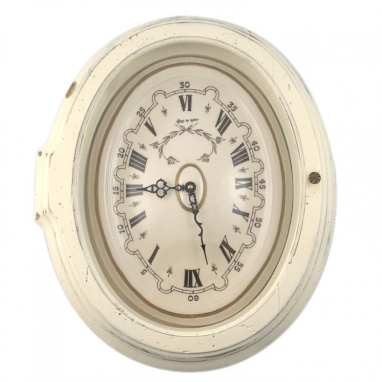 Часы старинные настенные белые Capanni - фото