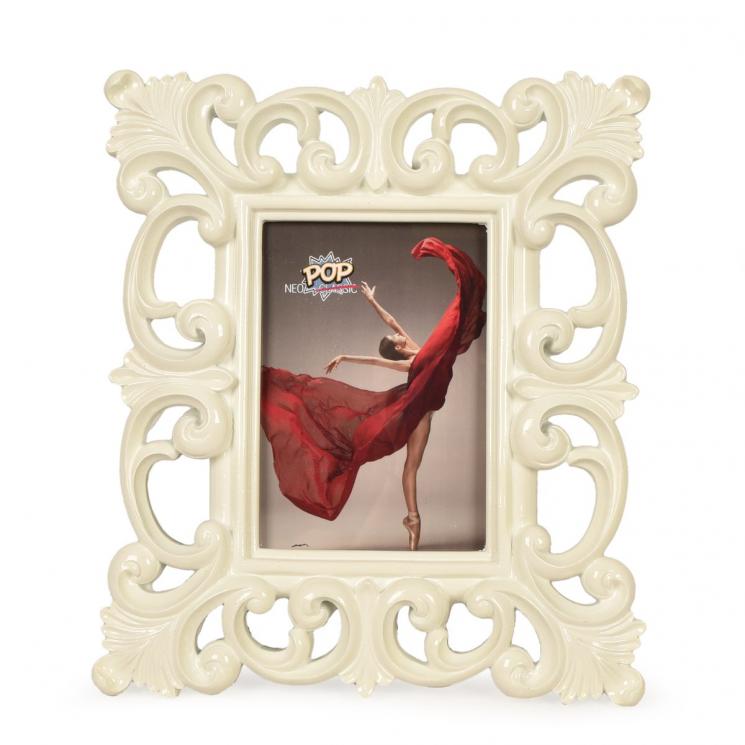 Рамка для фото белая для свадебной фотографии PopNeoClassic Palais Royal - фото