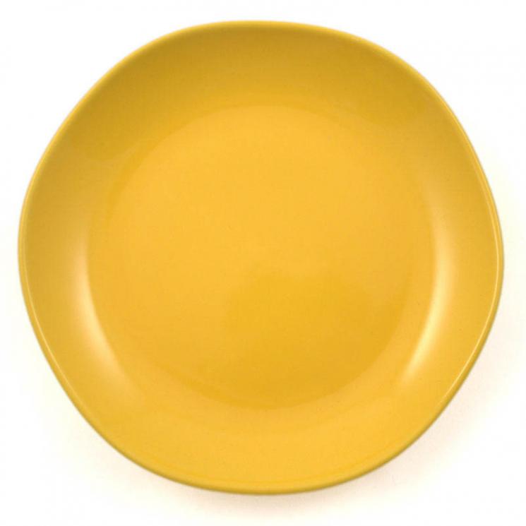 Желтые тарелки Ritmo, набор 6 шт Comtesse Milano - фото