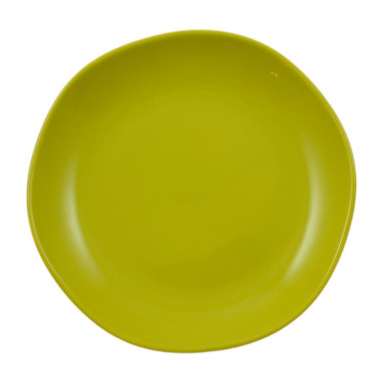 Тарелки мелкие салатовые, набор 6 шт Ritmo Comtesse Milano - фото