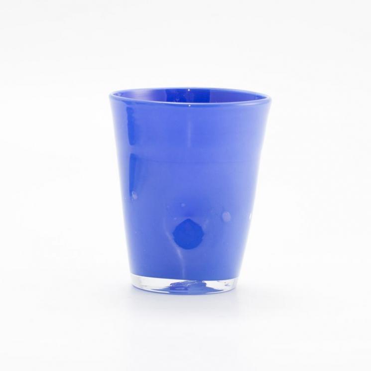 Набор стаканов Comtesse Milano Samoa непрозрачные синие 6 шт. - фото