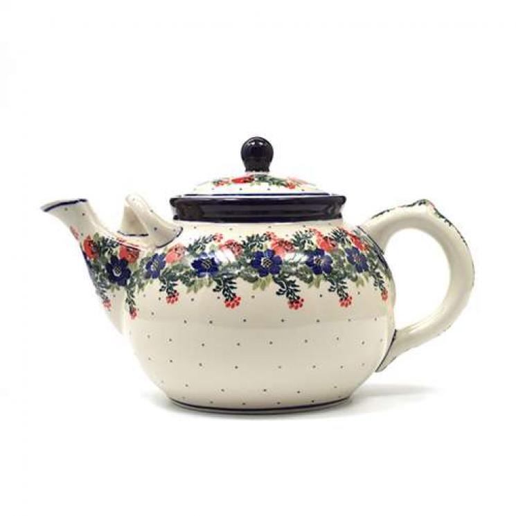 Чайничек керамический для чая "Лесной веночек" Керамика Артистична - фото