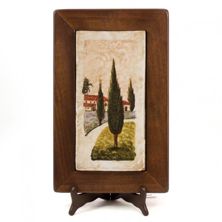 Набор из 4-х керамических картин "Сезоны" Decor Toscana - фото