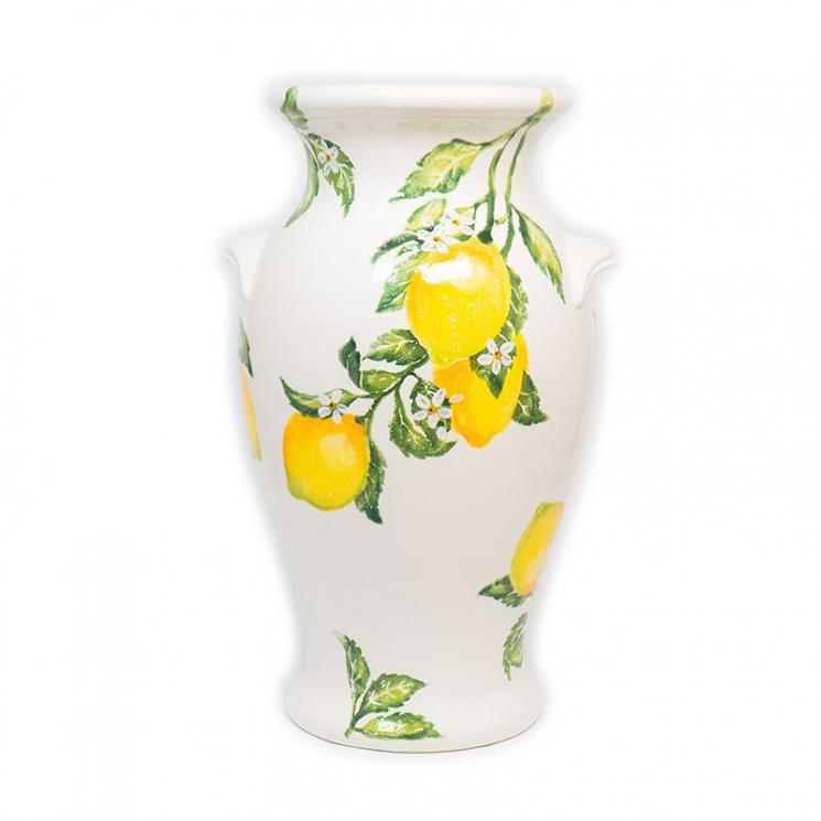 Керамическая зонтовница с красочным фруктовым декором "Солнечный лимон" Villa Grazia - фото