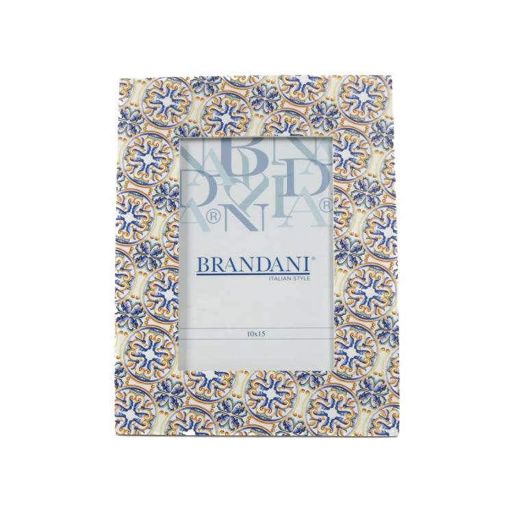 Рамка с синими завитками для фото 10×15 см Medicea Brandani - фото