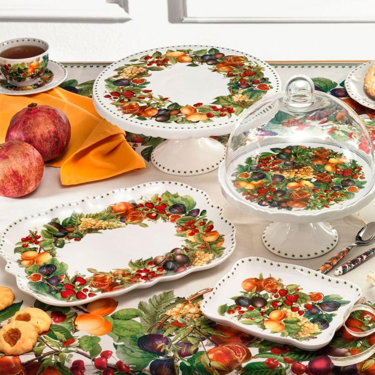 Коллекция посуды с сочным фруктовым рисунком Le Primizie Brandani - фото