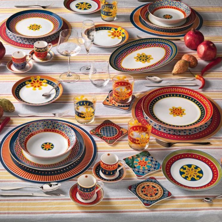 Коллекция фарфоровой и меламиновой посуды Miami Brandani - фото