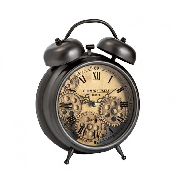 Настольные часы-будильник со стеклянным циферблатом Skeleton Clocks - фото