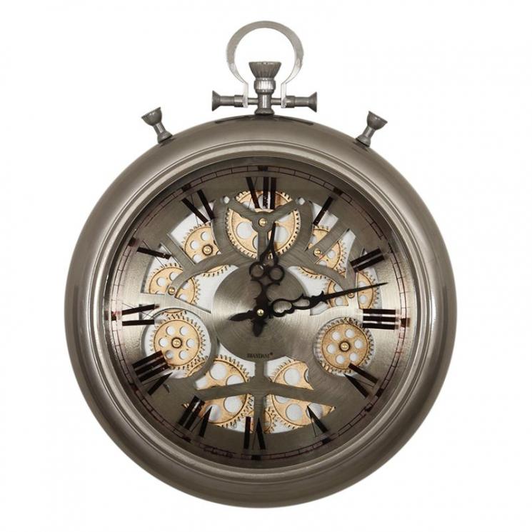 Часы настенные металлические с открытым механизмом Brandani - фото