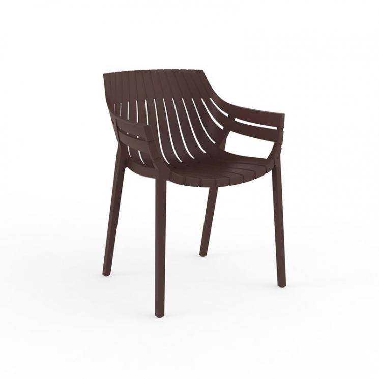 Кресло садовое экологичное коричневого цвета Spritz Vondom - фото