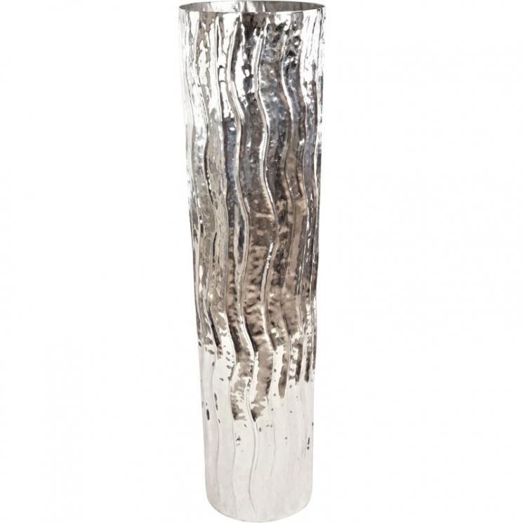 Металлическая высокая ваза с фактурной поверхностью Milano HOFF Interieur - фото