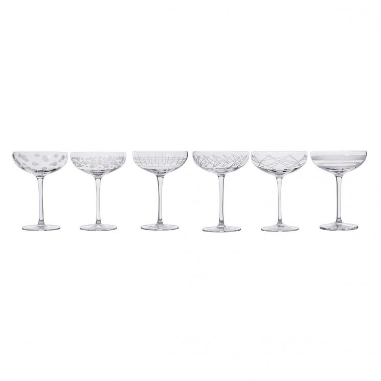 Набор бокалов для шампанского 6шт. Calici Coppa Maison - фото
