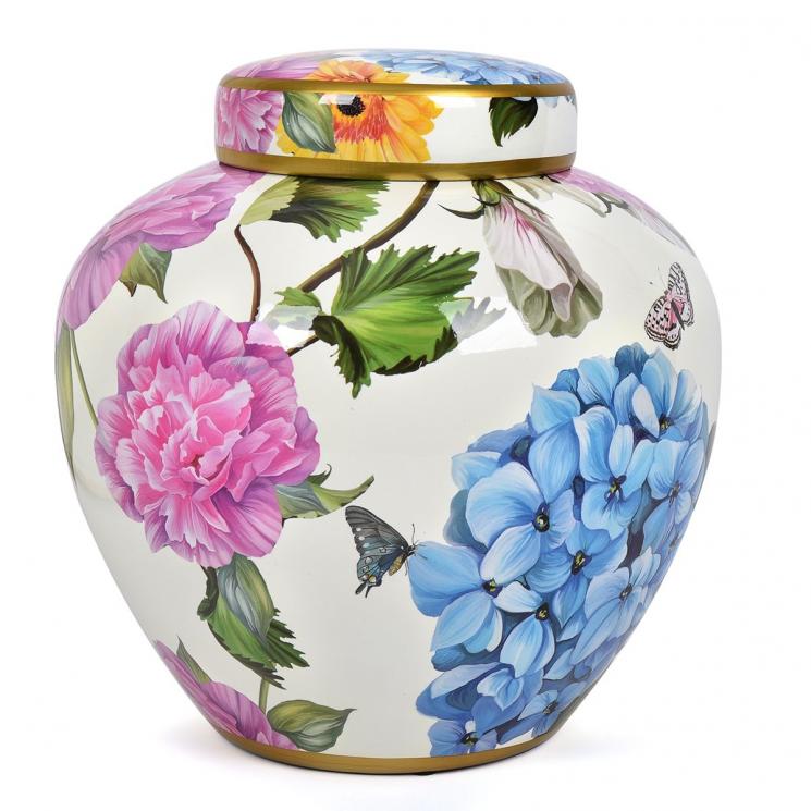 Фарфоровая ваза круглая Camargue Maison - фото