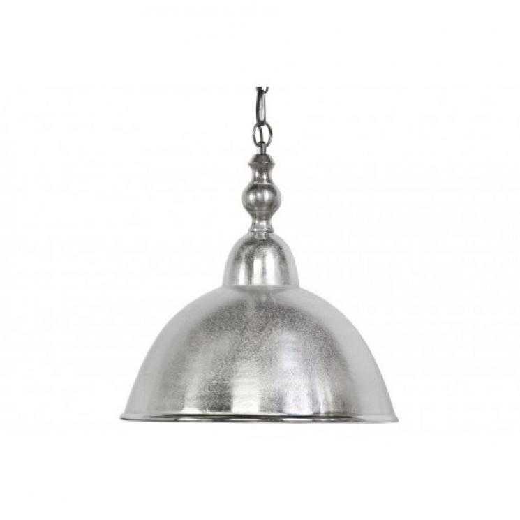 Подвесной светильник из никеля на цепочке в стиле лофт и хай-тек Light and Living - фото