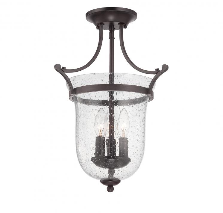 Светильник в форме чаши из крапленого стекла Trudy 3 - фото