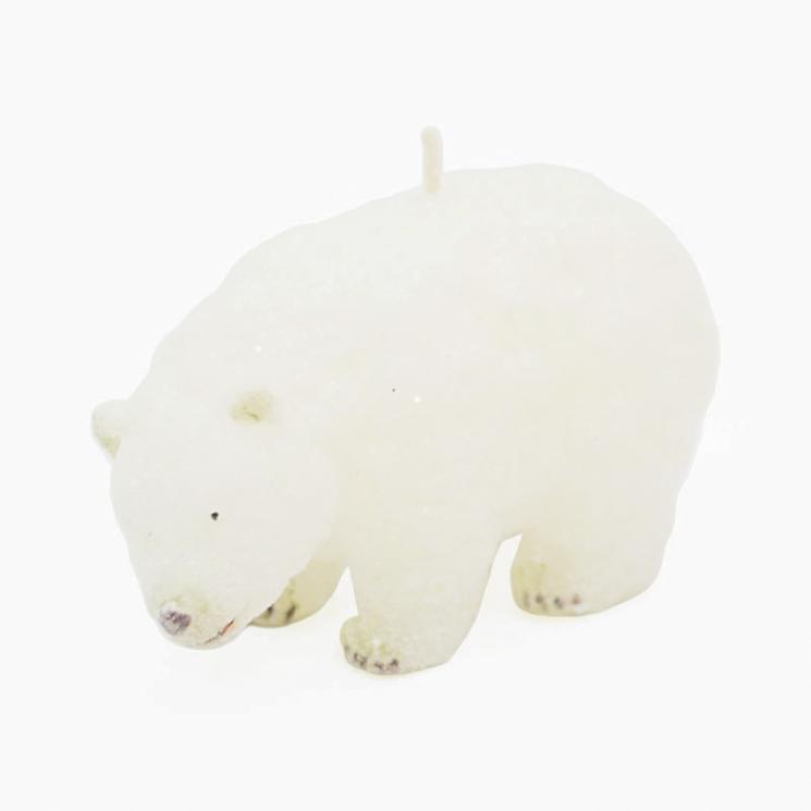 Свеча "Белый медвежонок" EDG - фото