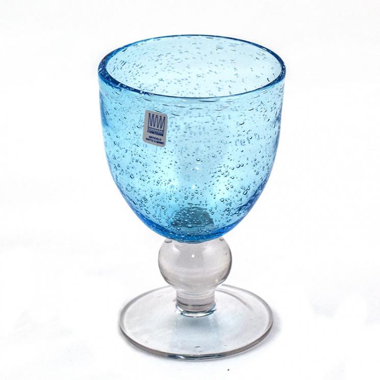Набор из 6 голубых бокалов для воды Matisse Comtesse Milano - фото