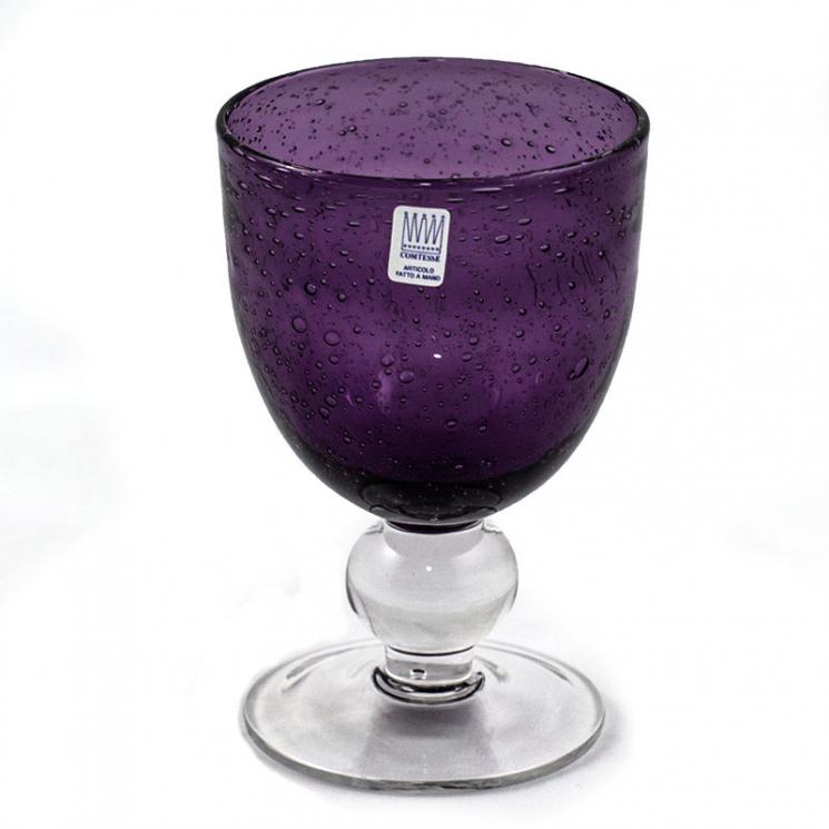 Набор из 6 фиолетовых бокалов для вина Matisse Comtesse Milano - фото