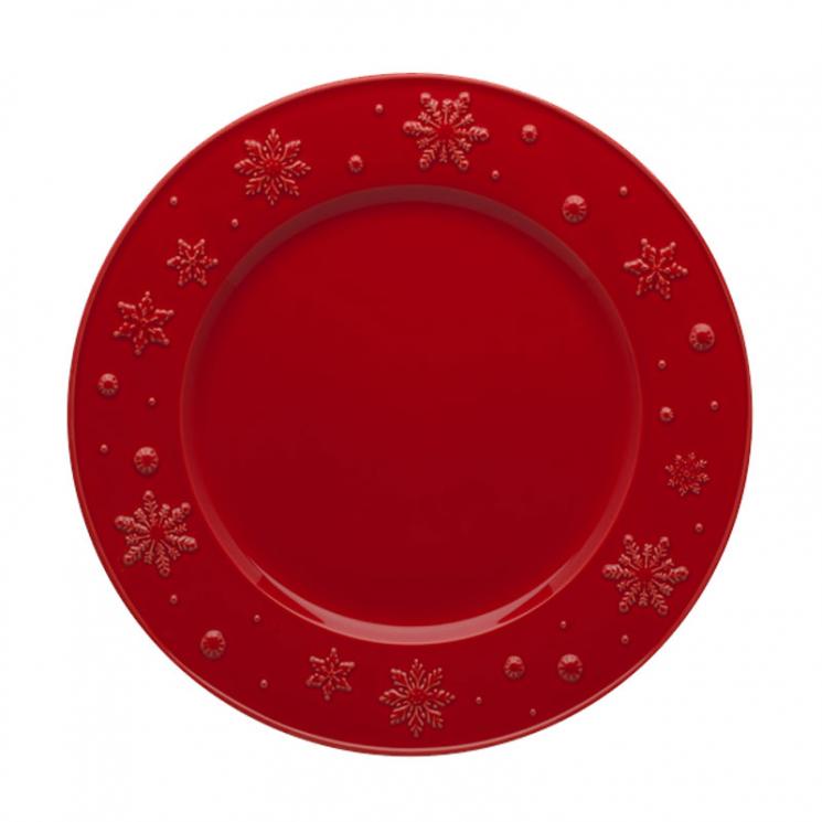 Тарелка обеденная "Снежинки" Bordallo - фото