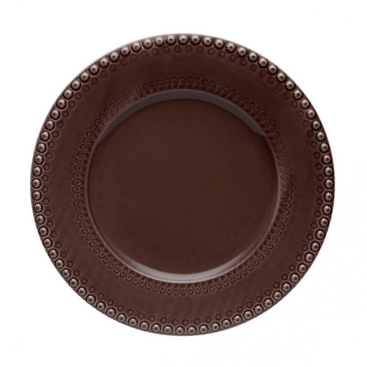 Тарелка подставная "Фантазия" коричневая Bordallo - фото