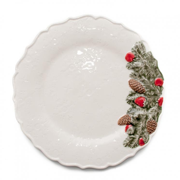 Тарелка обеденная "Рождественская гирлянда" Bordallo - фото
