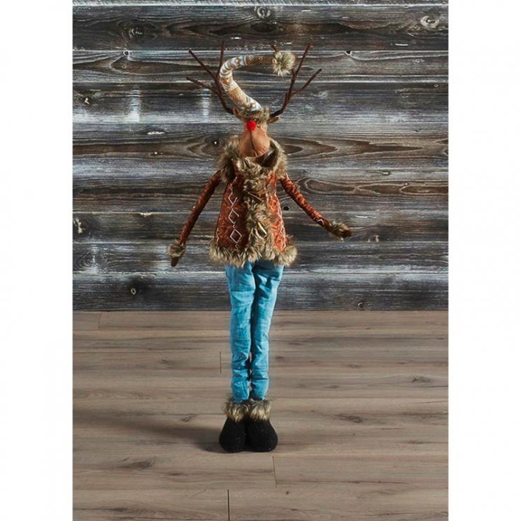 Новогодняя статуэтка средней величины "Модный олень" EDG - фото